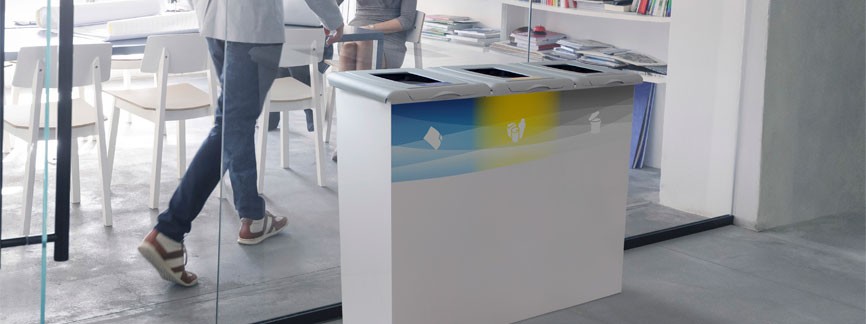 PAPELERAS BASIC PARA RECICLAJE